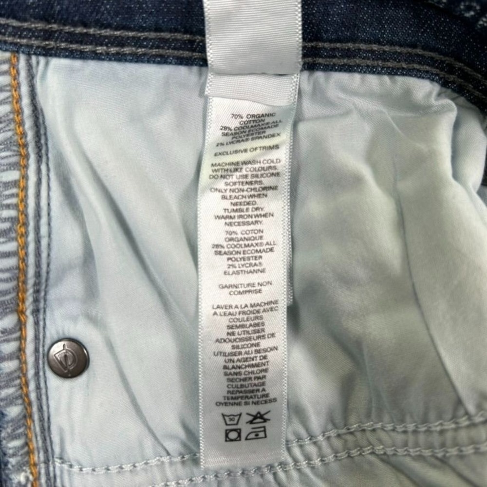Du/er L2X Relaxed Tapered Performance Denim Jeans Mens 32x34 Casual Dark Wash - Picture 8 of 15